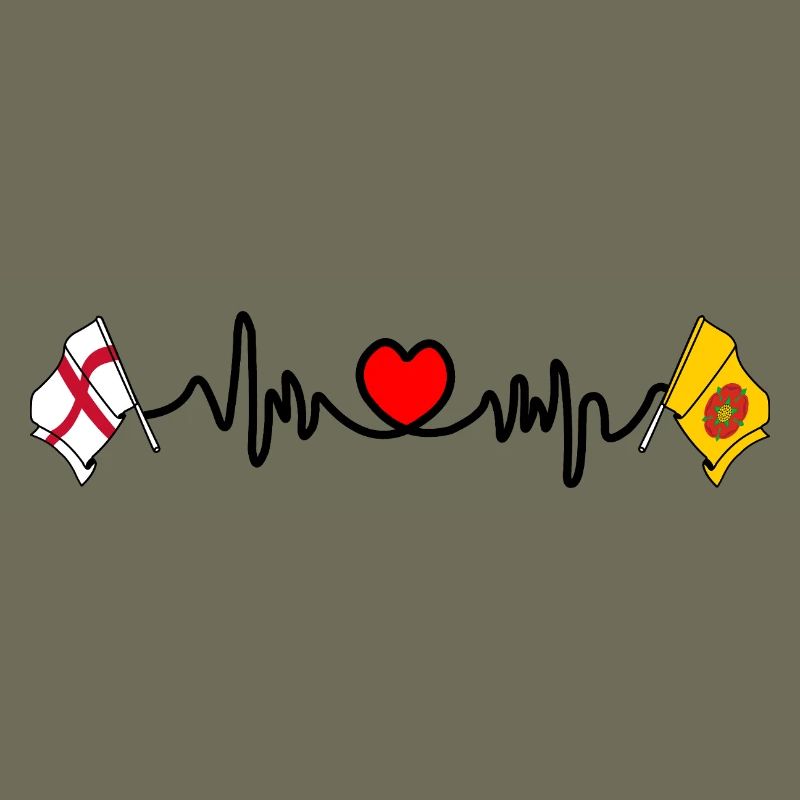 Lancashire- und England-Herzfrequenz