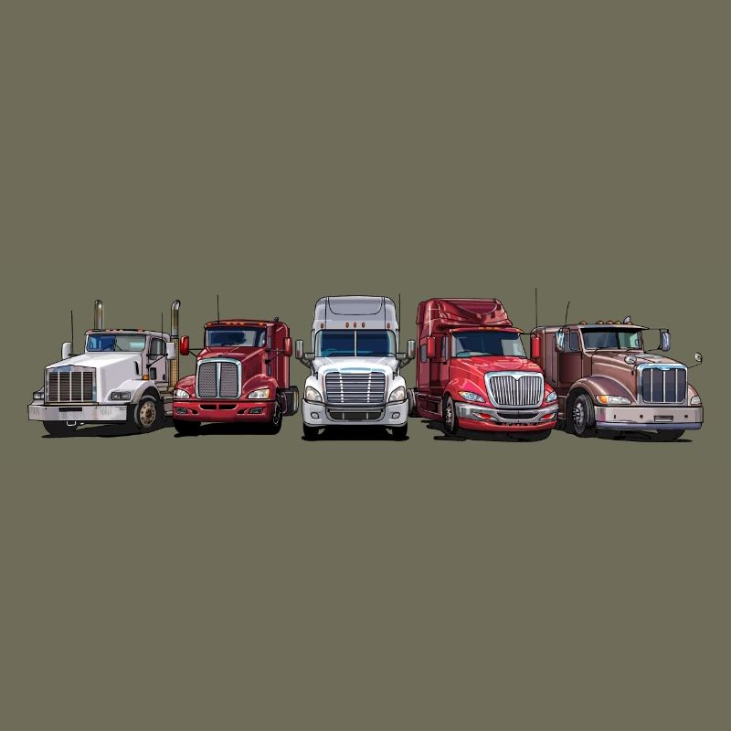 Tracteurs de semi-remorques à long capot
