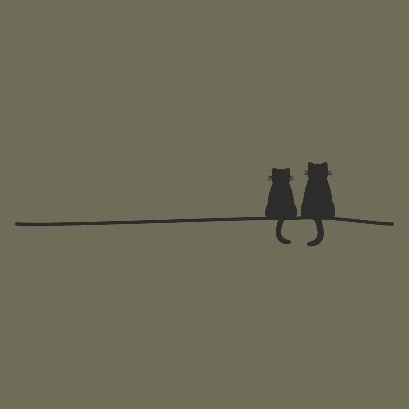 Katzensilhouetten 