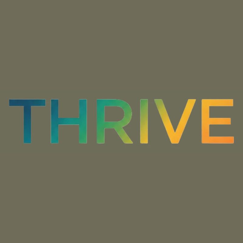 Thrive Gradient Schriftzug
