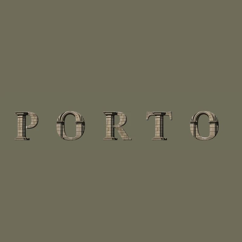 PORTO – Architectural Stone Typography
