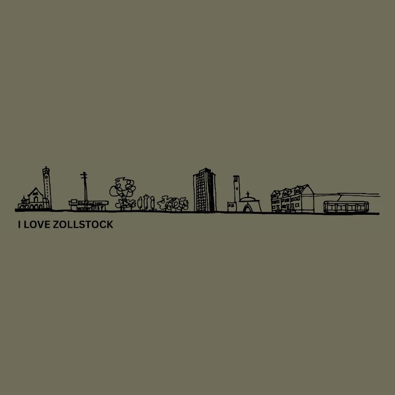 Skyline folding rule black