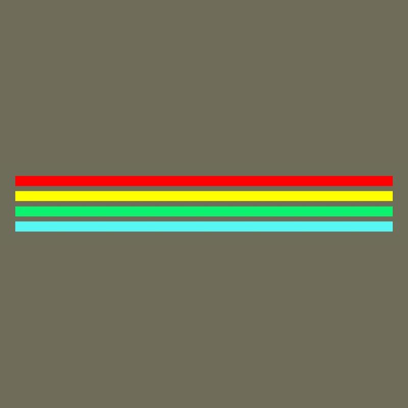 Retro Neonfarbige Friendly Raider