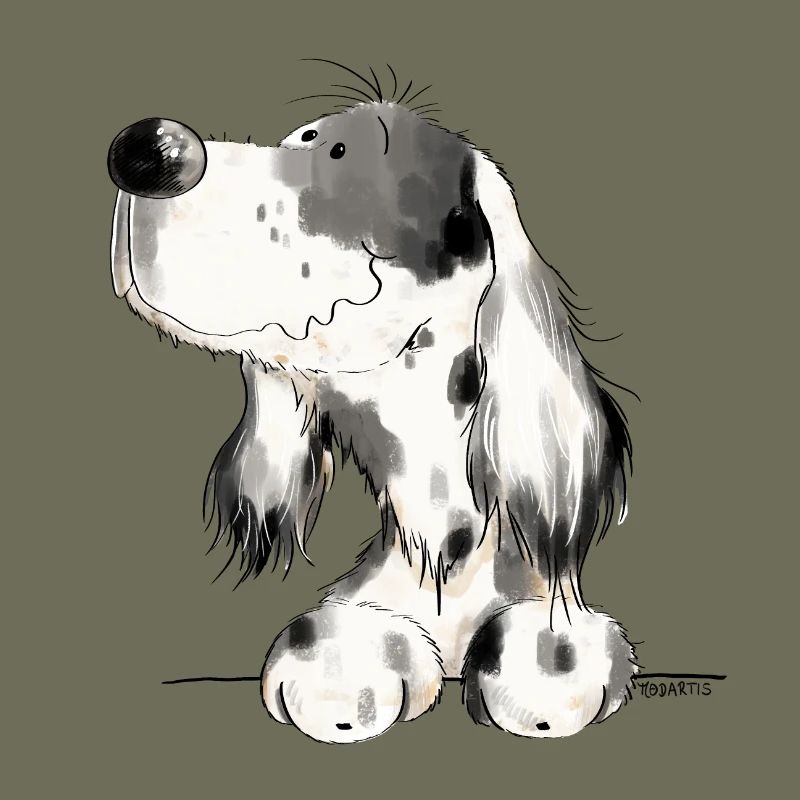 Englischer Setter I Hunde Comic Geschenk