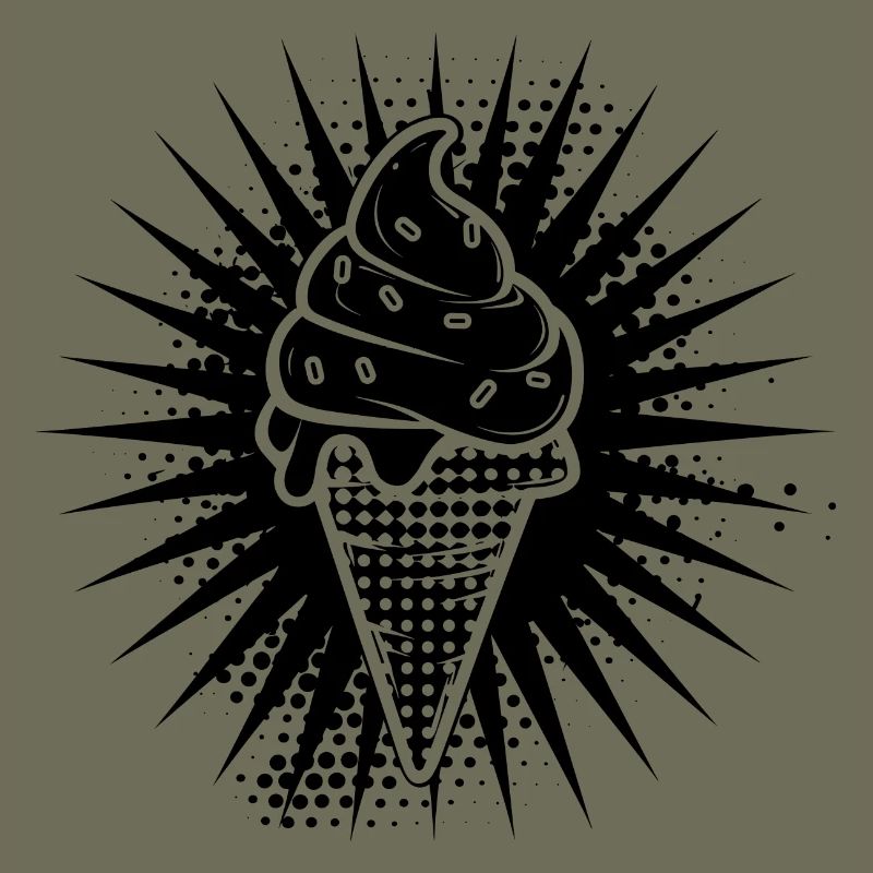 Cornet de crème glacée