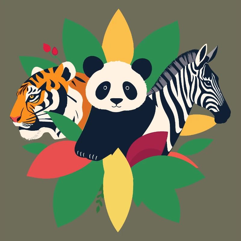 Tiger Panda Zebra