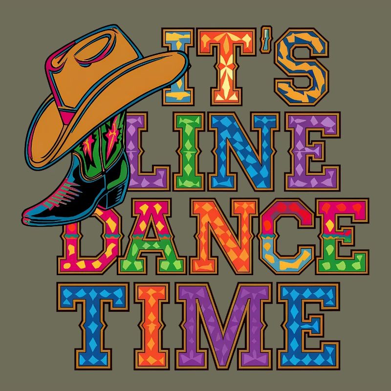 Line Dance Time Line Dancing Zeit zum Tanzen