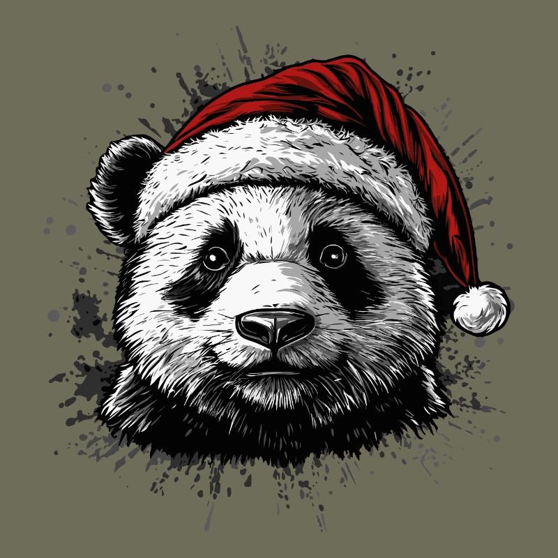 Panda de Noël