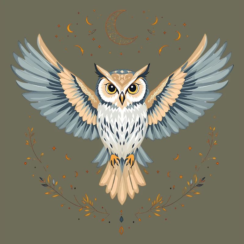 Boho Eule