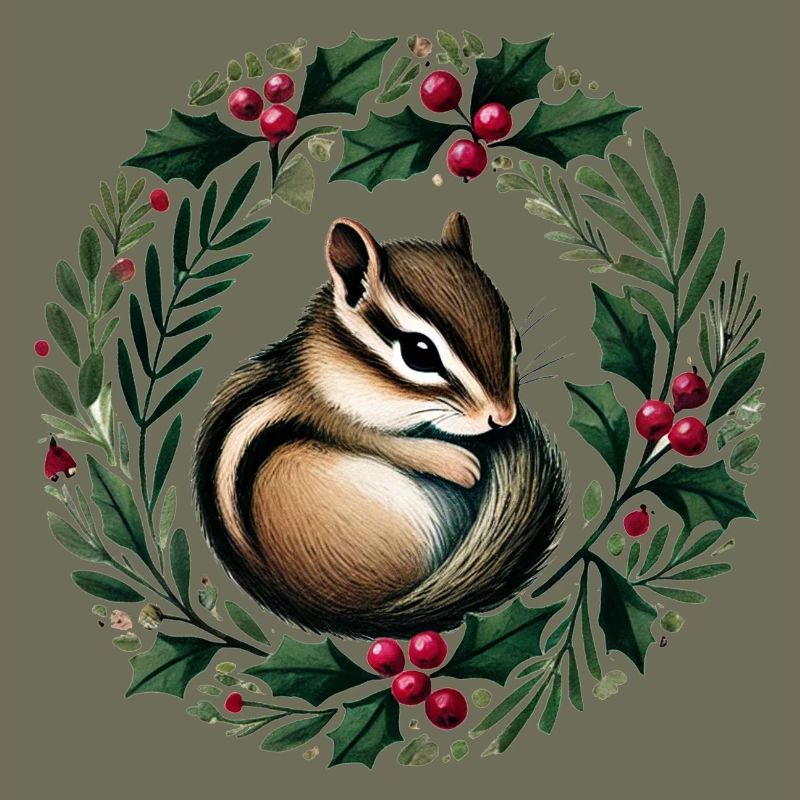 Stechpalmenkranz Eichhörnchen Charm
