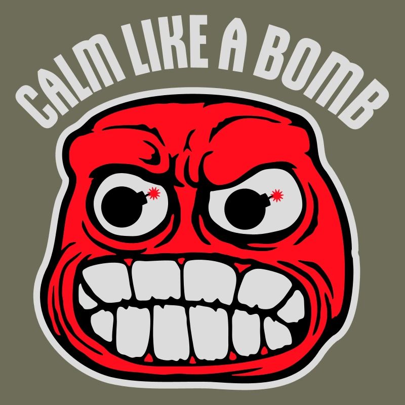 Calme comme une bombe Paradoxe Ironie Humour Blague explosive