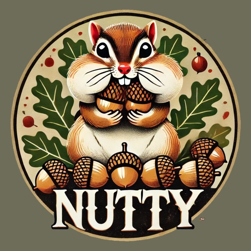 Nutty Chipmunk Harvest Charm