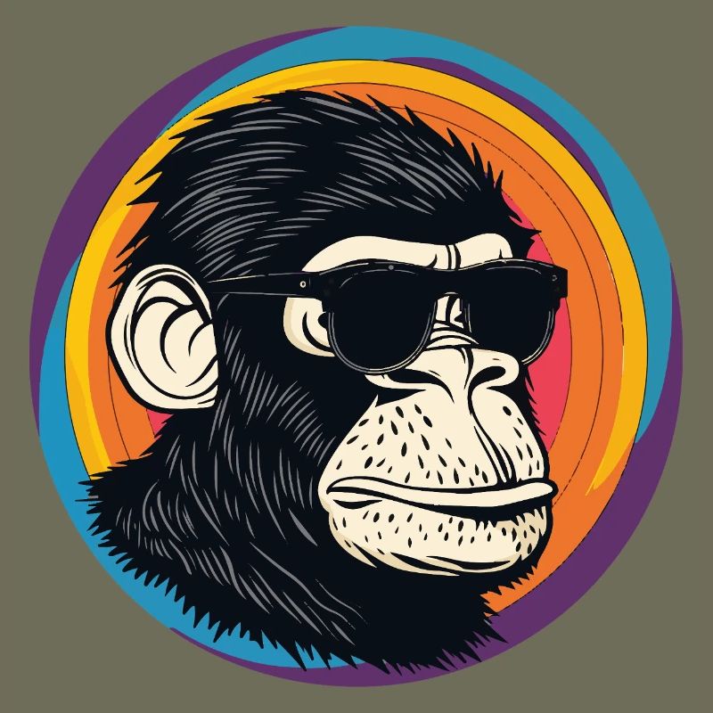 Bande dessinée Lunettes de Soleil Singe