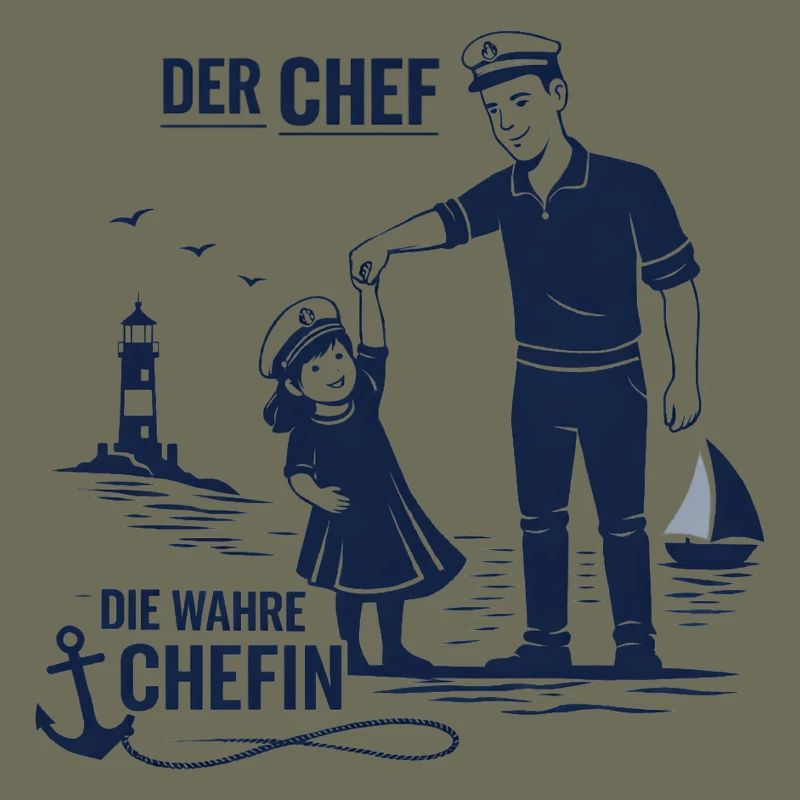 Chef Chefin Papa Tochter Partnerlook Geschenk