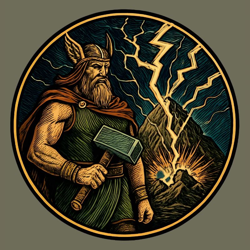 Thor with hammer