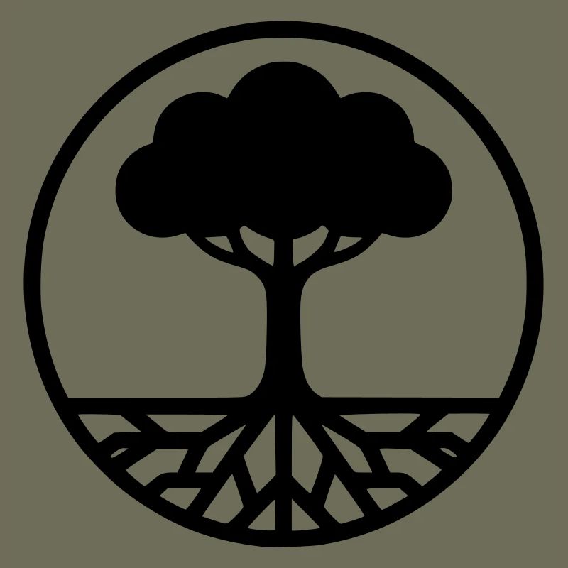 Baum des Lebens Silhouette