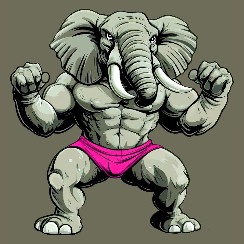 Starker Elefant