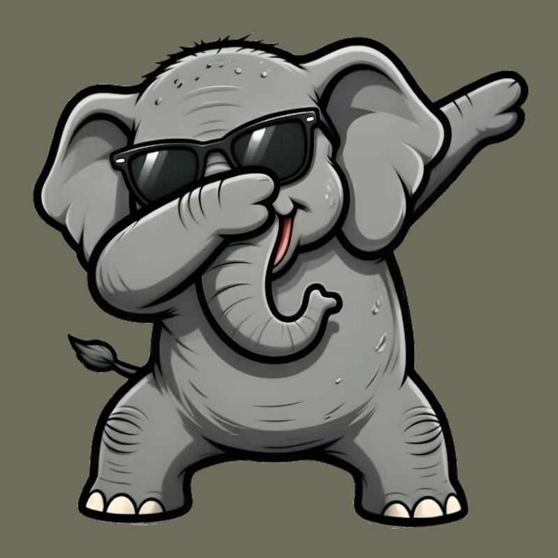 Éléphant de dab