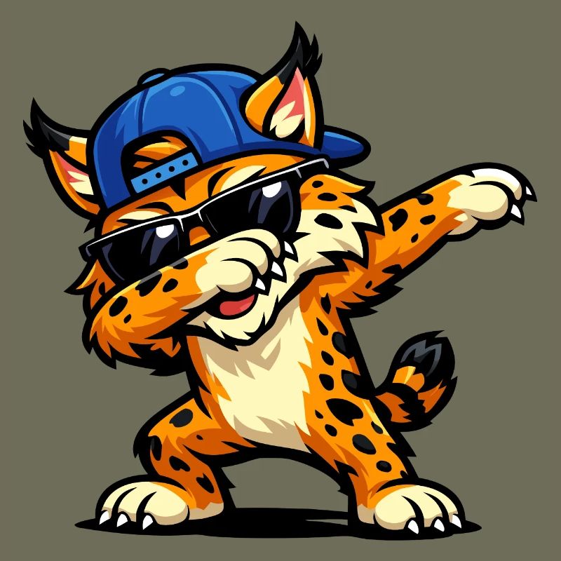Dabbing Bobcat