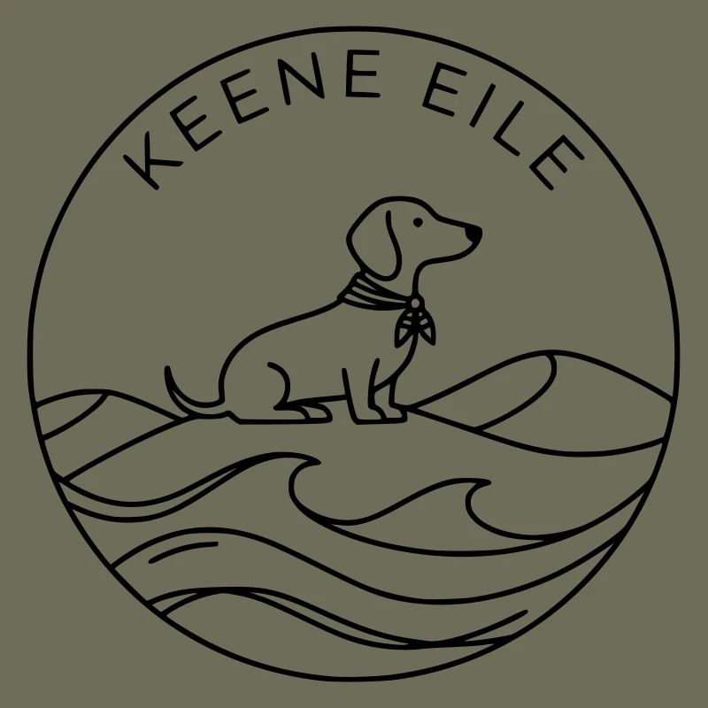 Dackel Badge Meer Keene Eile 