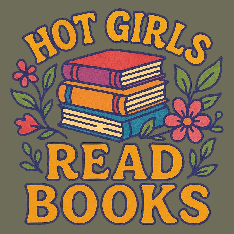 Heiße Mädchen lesen Bücher