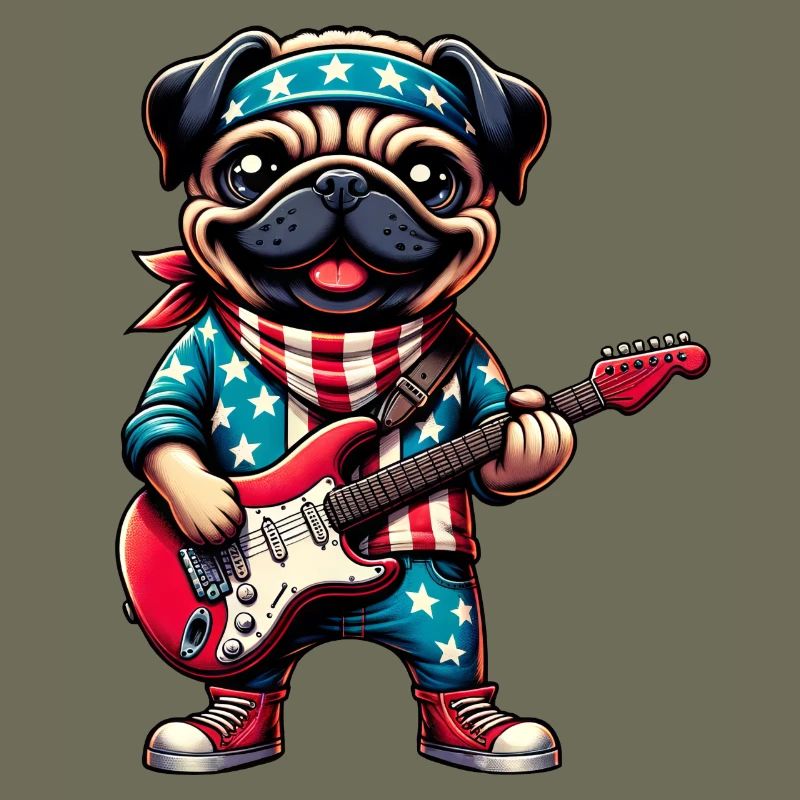 Mops-Gitarrist