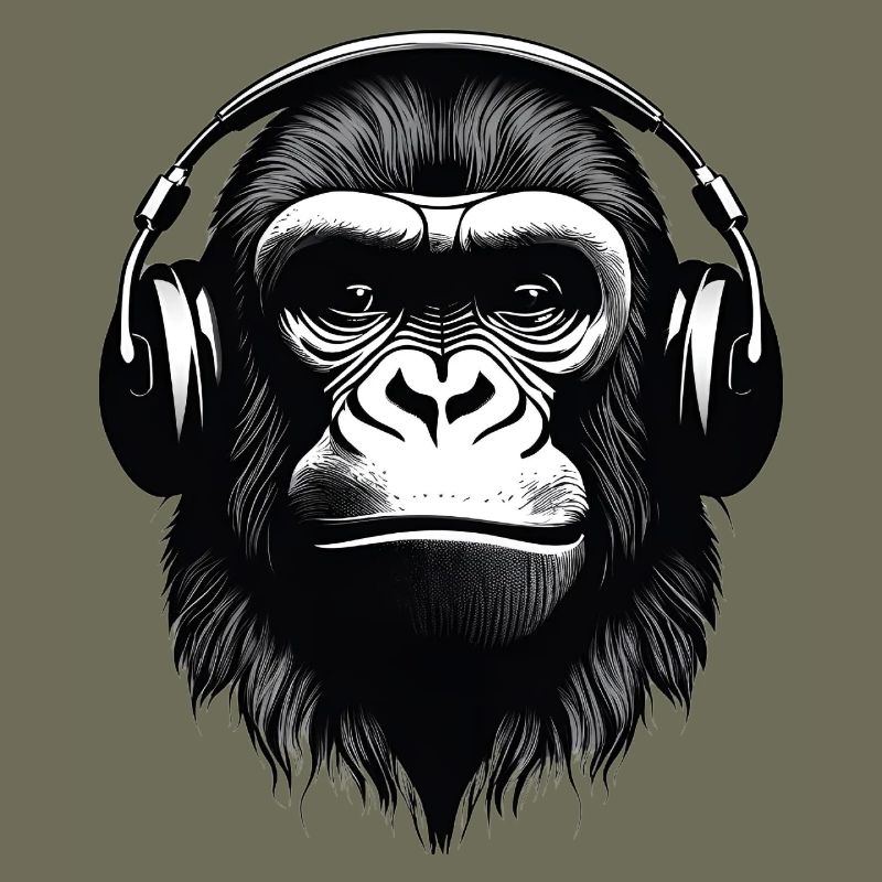 gorilla, primate, monkey