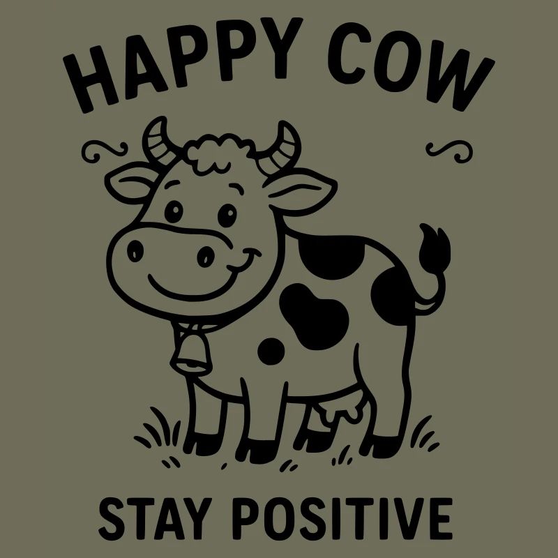 Vache heureuse