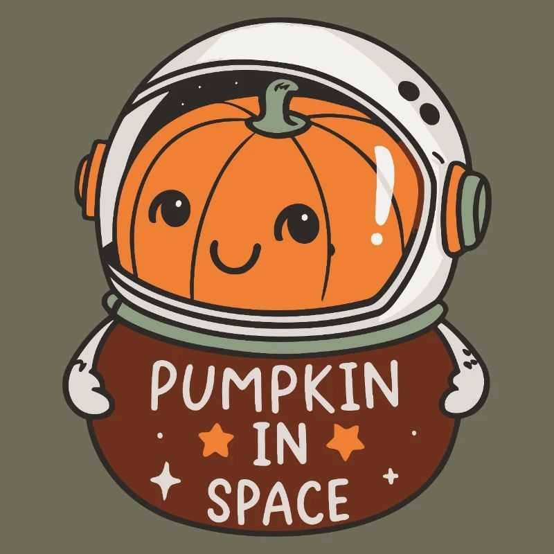 Smiling Astronaut Pumpkin