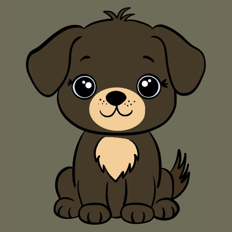 Chiot brun