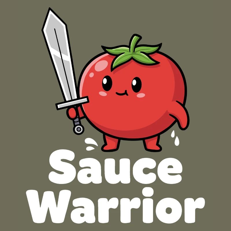 Tomato Warrior with Sword