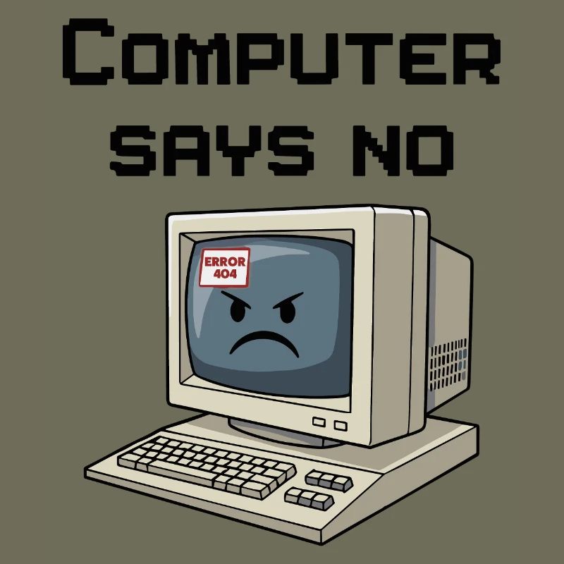 Retro Computer 404 Error