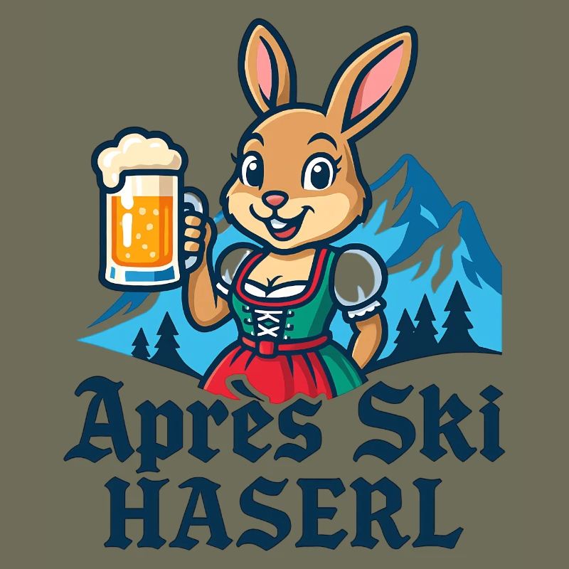 Après-ski Haserl Dirndl Beer