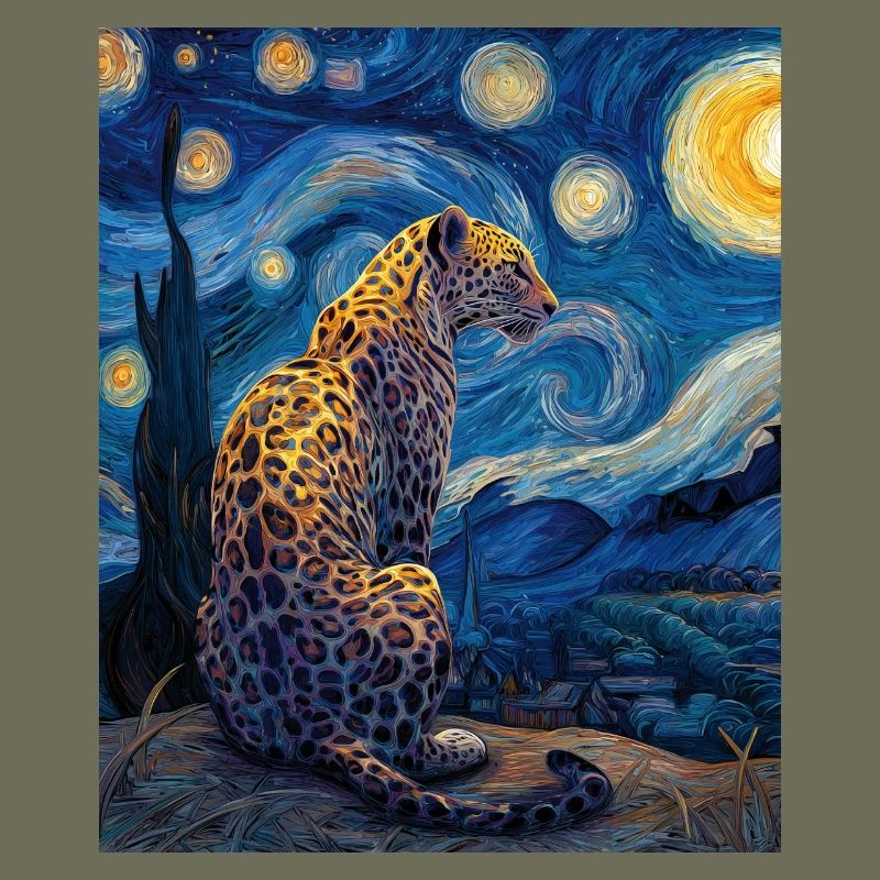 Léopard Van Gogh