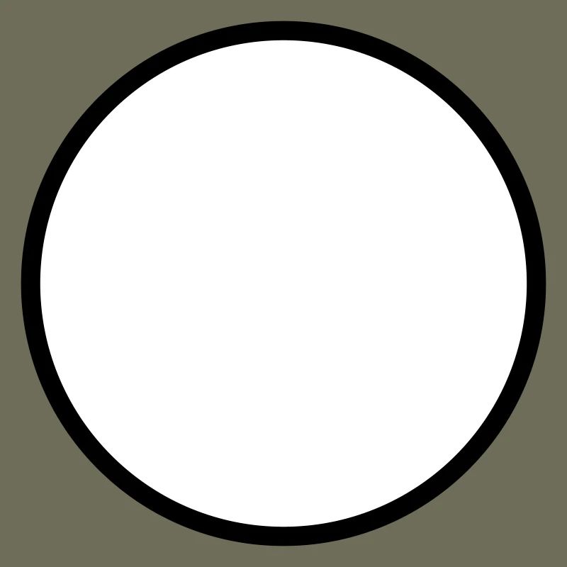 Circle Symbol Blank