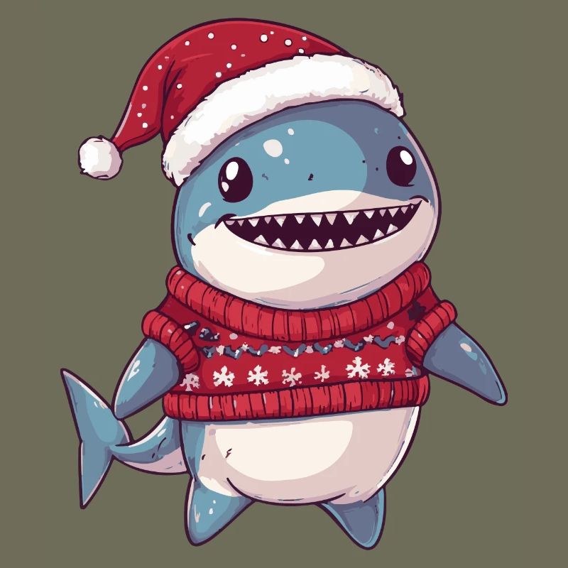 Shark Christmas Comic