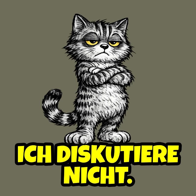 Ich diskutiere nicht. – Grumpy Katze (CAT)