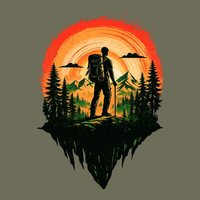 Red Bedtime Hike Adventure