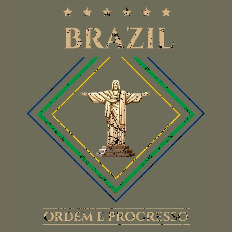 Brésil vintage-Ordre et Progrès