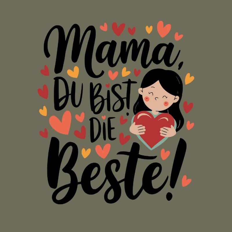 Mama, du bist die Beste Mutter Mutti Geschenk