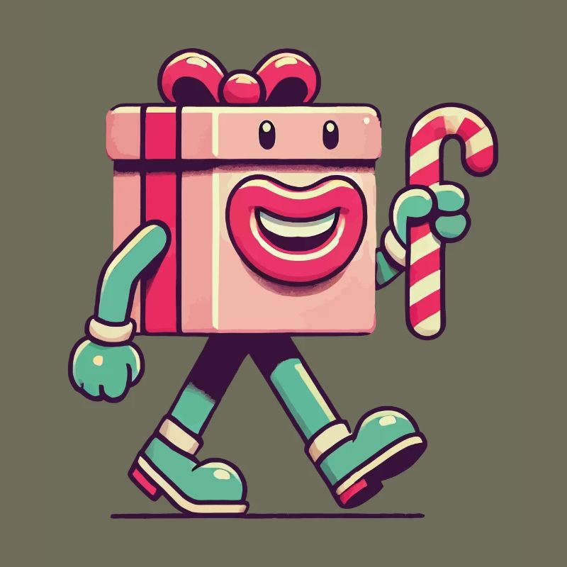 Fröhliches Weihnachtsgeschenk Maskottchen