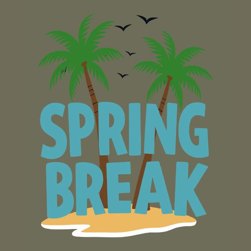 Spring Break Palmen Strand