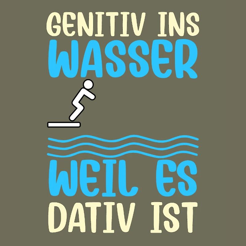 Génitif dans l’eau, parce que c’est de la grammaire dative