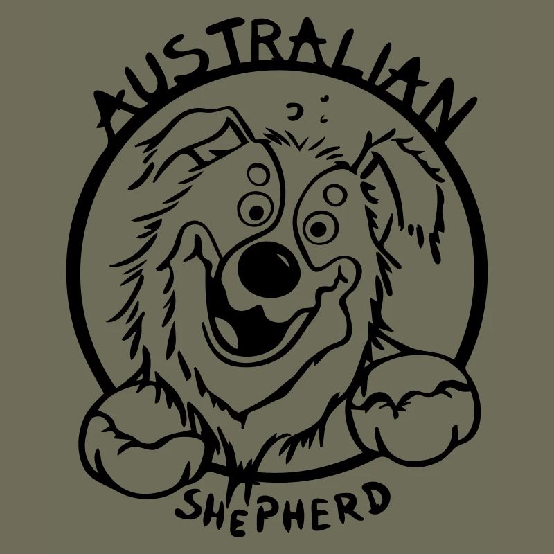 Lustiger Australian Shepherd