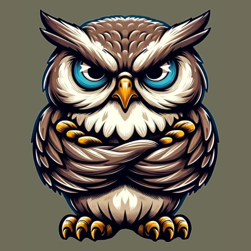 Grumpy Owl