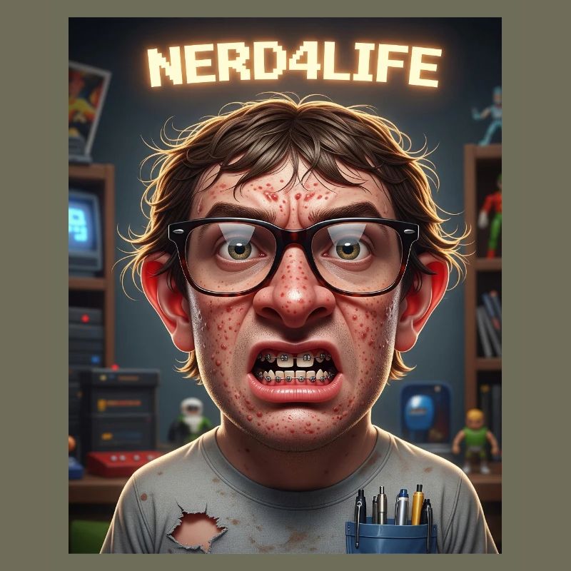 Nerd4Life Impression de style pixel