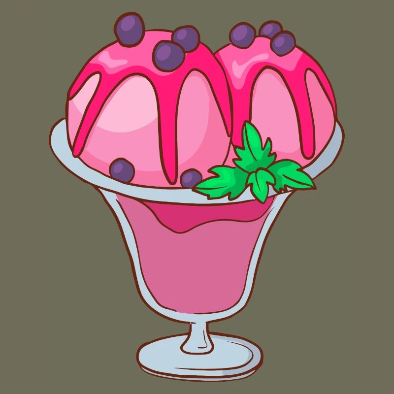 Eis Speiseeis Eiskrem Eiscreme Kugeleis Eisbecher