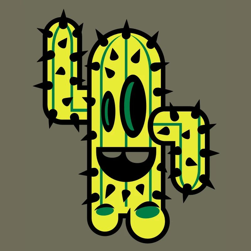 kaktus comic natur