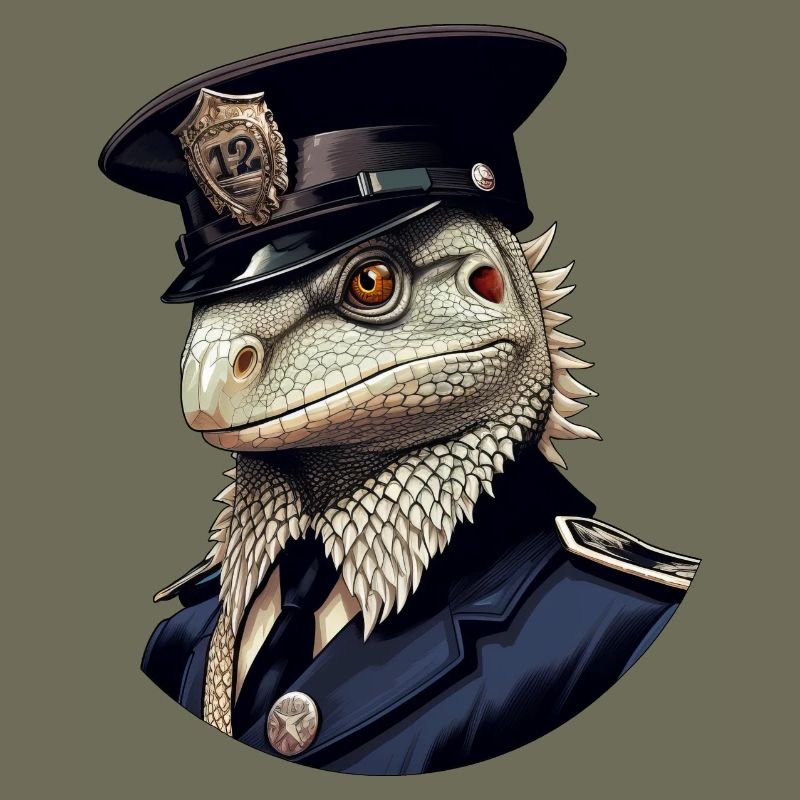 Polizei Eidechsen