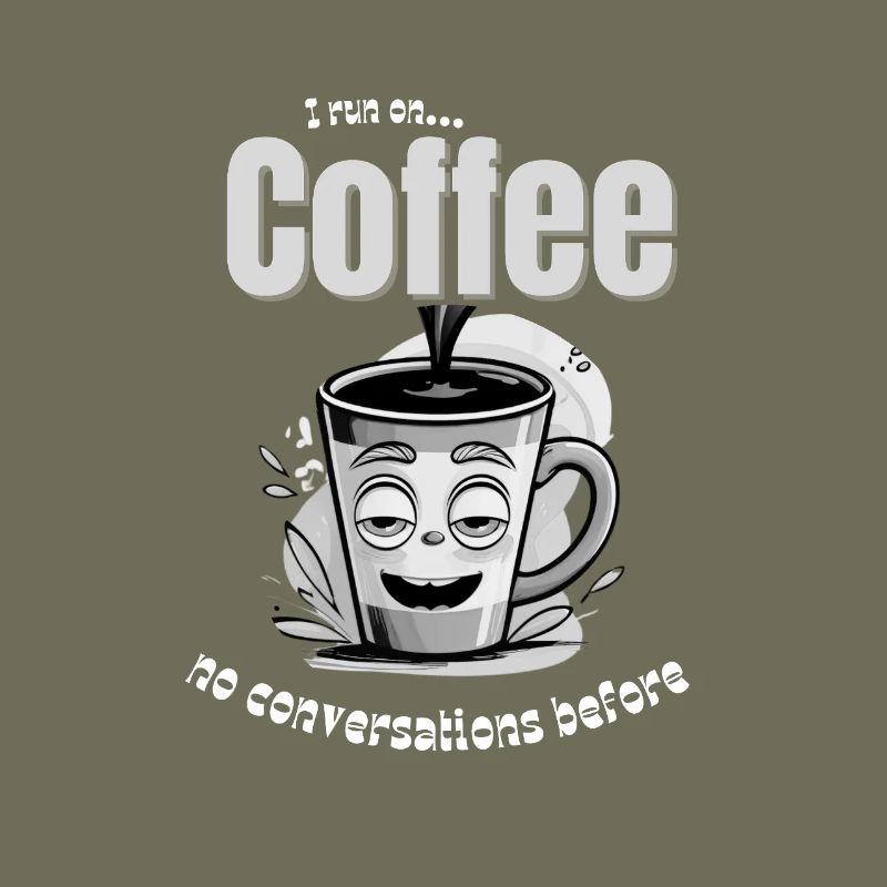 Ambiance café – Pas de conversations avant le café